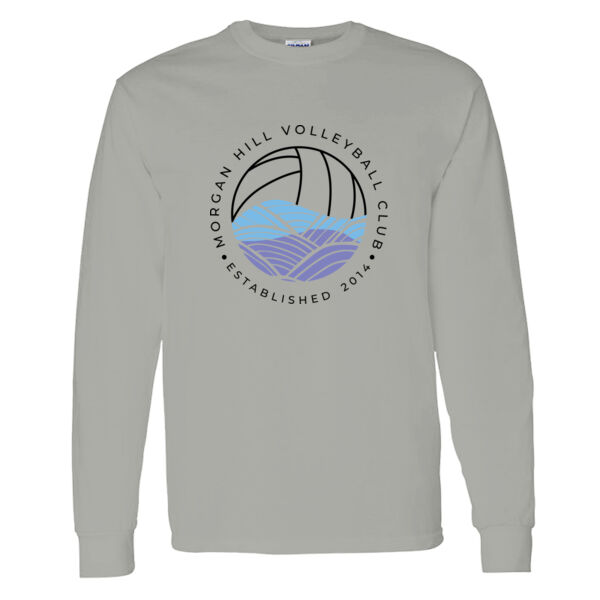 Morgan Hill Volleyball Club - Heavy Cotton 100% Cotton Long Sleeve T Shirt Thumbnail