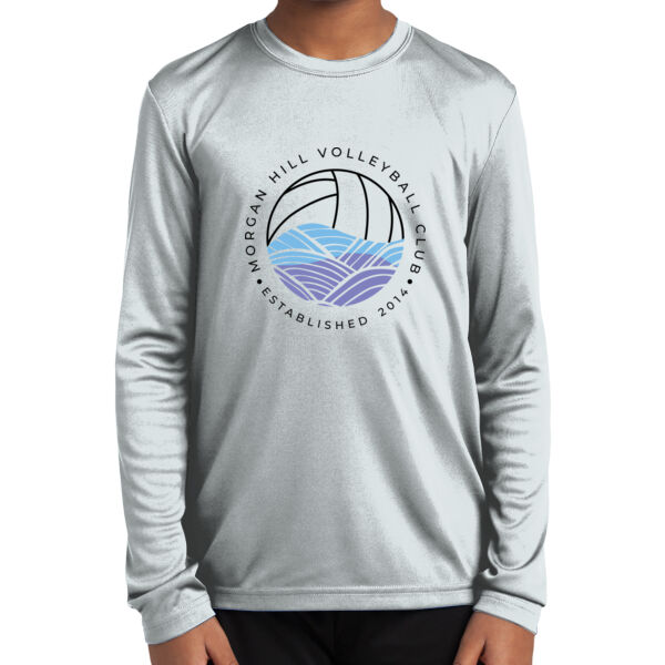 Morgan Hill Volleyball Club  - Youth Long Sleeve PosiCharge Competitor Tee Thumbnail